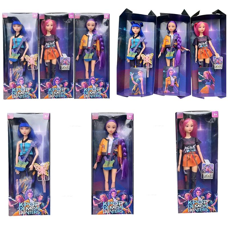 2026 NEU Anime KPop Dämonenjäger Puppe Vinyl Spielzeug Rumi Mira zoi Charakter Vinylmaske Figur Geburtstag Geschenk Fanclub Geschenke