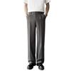 High-end business pants loose straight Korean version trendy high-quality thin drape men's casual suit long pants