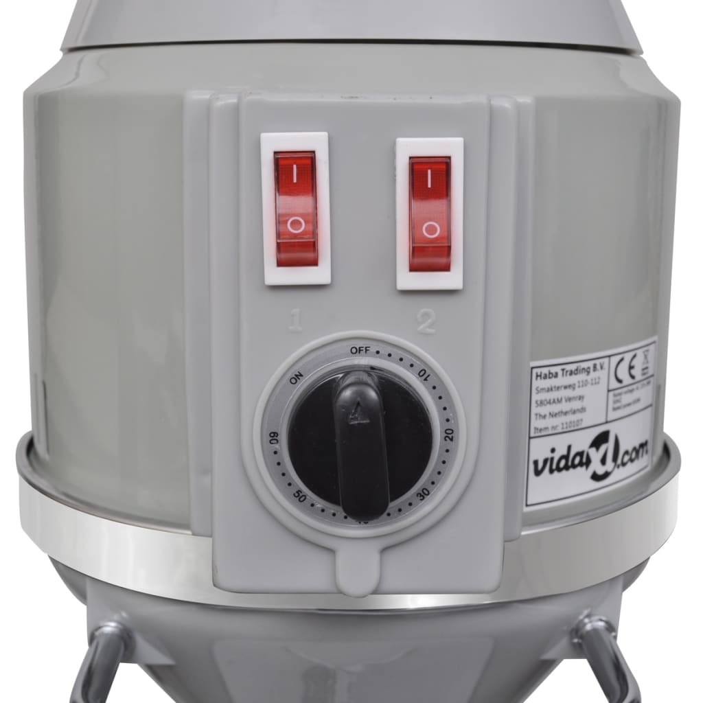 Hair steaming device on wheels