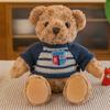 Teddy Bear Plush Toys Wearing Sweater Doll Cute Bear Grabbing Machine Doll Children's Birthday Gift Doll