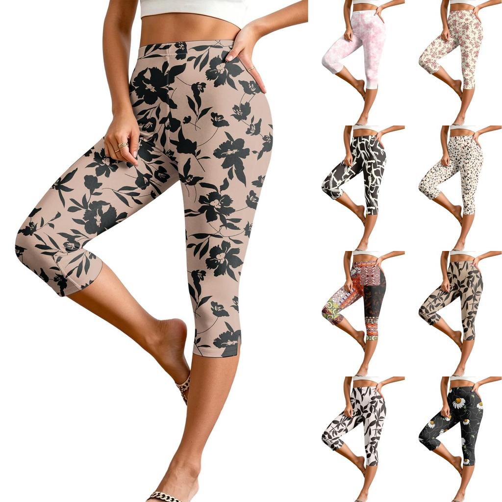 Women's Casual Pleated Pants with Elastic Waist, Slim Fit, Split Hem