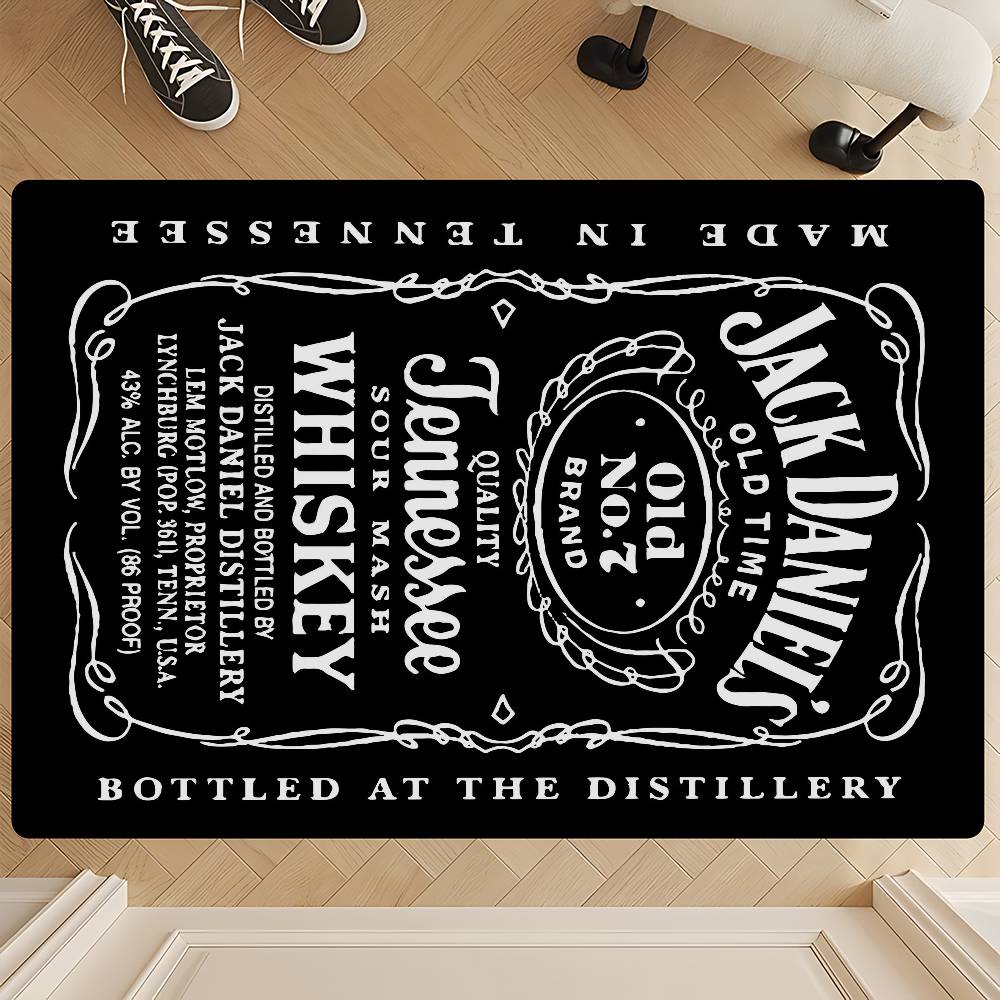 Brand J-Jack Daniel Luxury Entrance Door Mat Nordic Style Bedroom Living Room Doormat Home Balcony Anti-Slip Modern Home Decor