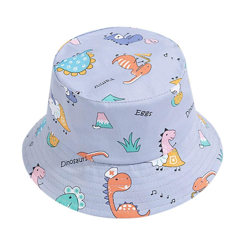 Boné de praia portátil anti-UV para meninos e meninas, viseiras grandes, aba larga, boné de pescador, chapéu de balde, chapéu de sol