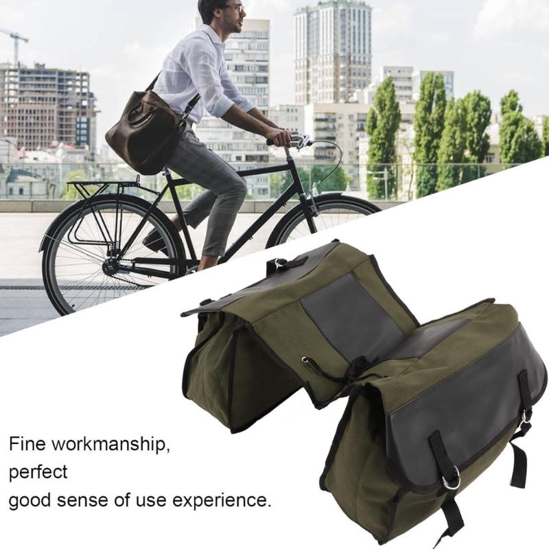 Durability Cycling Panniers Large Capacity Bike Outdoor Ride Gear Backseat Bag for Rear Racks and Convenient Storage