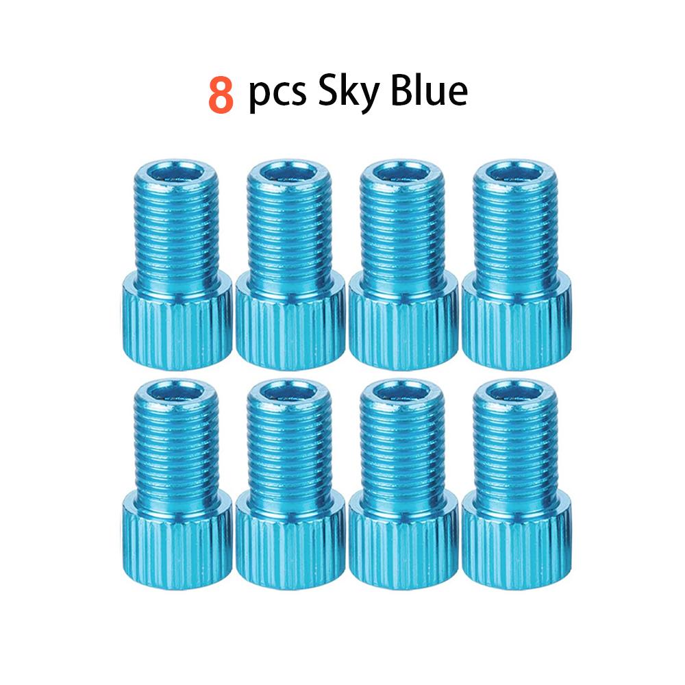 Aluminum Alloy Adapter for Valve Mountain Bike Motorbike Cycling Inflated Lends To Schrader Bike Accessories