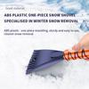Car Snow Shovel Removable Auto Windshield Shovel With EVA Foam Handle Frost Scraper Winter Multifunctional Snow Clearing Brush