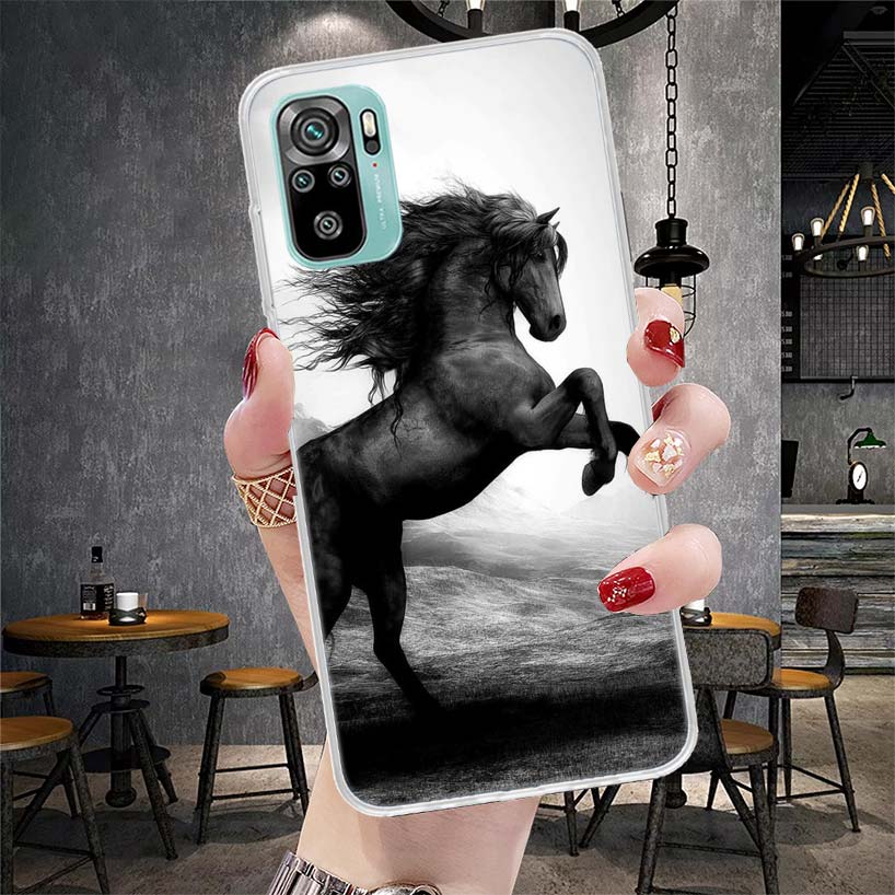 Horse Great Beauty Galloping Soft Phone Case For Xiaomi Redmi Note 15 14 14S 13 12 Pro Plus 12S 11 11S 11E 10 10S 11T 5G Fundas
