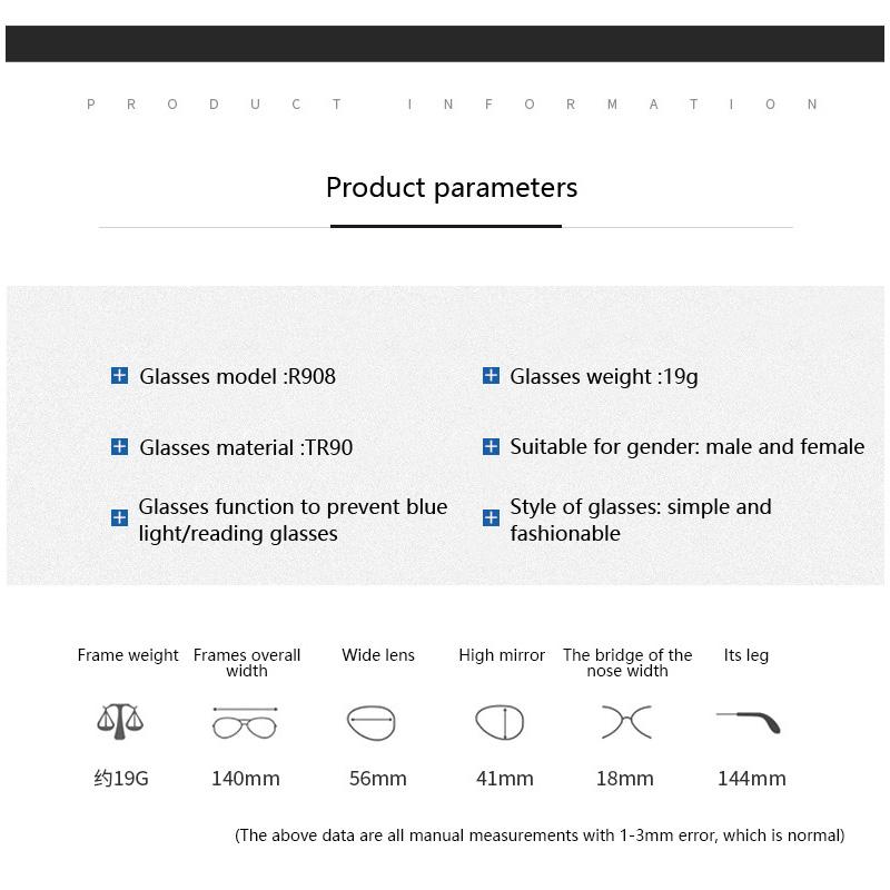 Reading Glasses Men Anti Blue Rays Presbyopia Eyeglasses Antifatigue Computer Eyewear With +1.5 +2.0 +2.5 +3.0 +3.5 +4.0