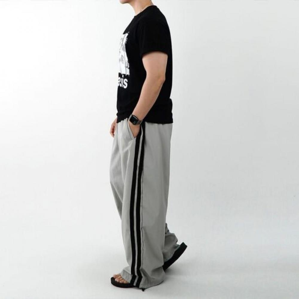 Onl Men S Track Nylon Wide pantS Nk Tr001