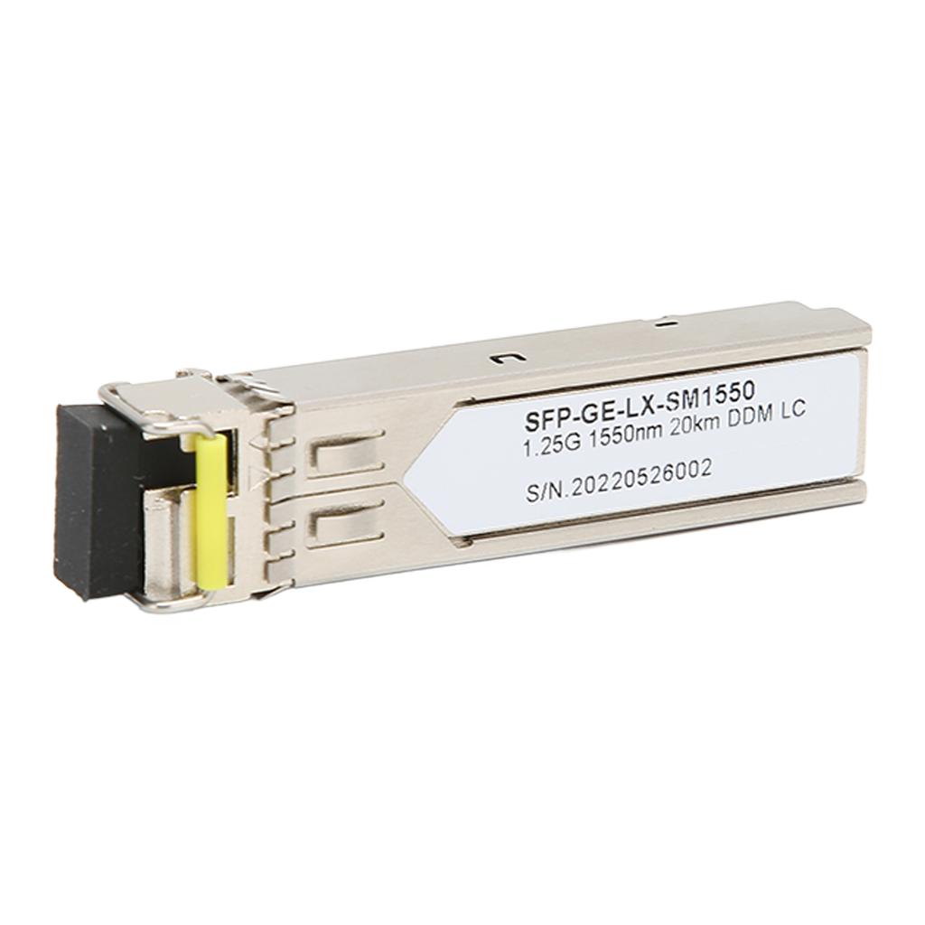 1.25G SFP Transceiver 1.25G 1550nm Single Fiber Single Mode 20KM Plug and Play Support DDM SFP Optical Module