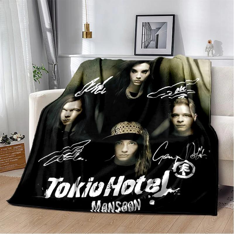 

Tokio Hotel Рок-гурт Том Білл Каулітц 29 Стиль Нова Ковдра, М яка Плед для Дому Спальні Ліжка Дивана Покривало Дитячий Подарунок Покривало 100x150cm