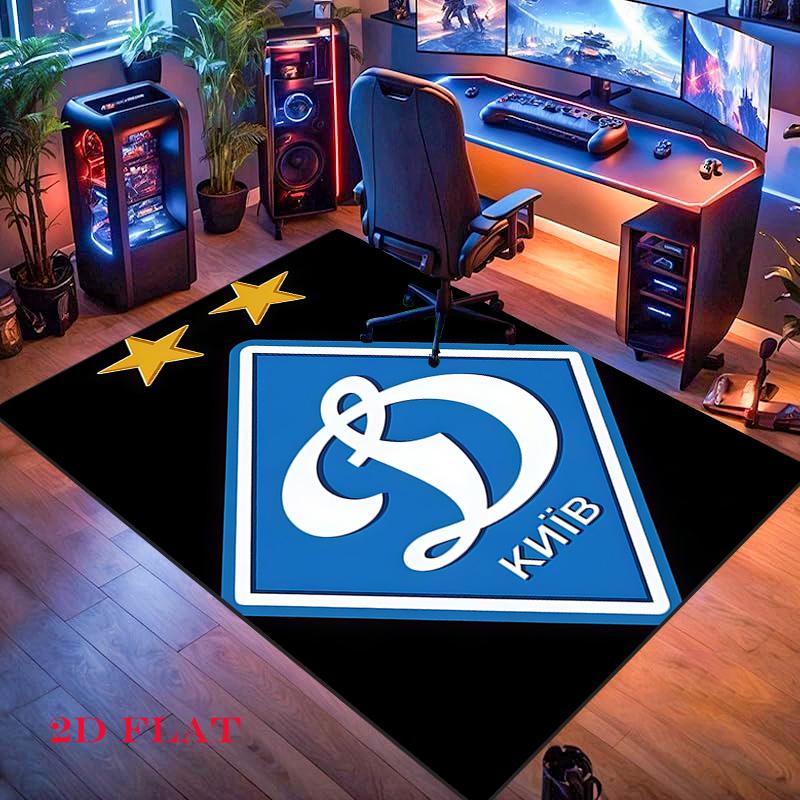 Dynamo Kyiv Carpet Rug for Living Room Bedroom Home Sofa Decoration,Kids Play Nonslip Floor Mat