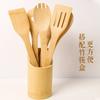 6pcs Kitchen Utensils Set Non-Stick Cookware For Kitchen Wooden Handle Soup Spoon Spatula Rice Spoon Shovel Kitchen Sets