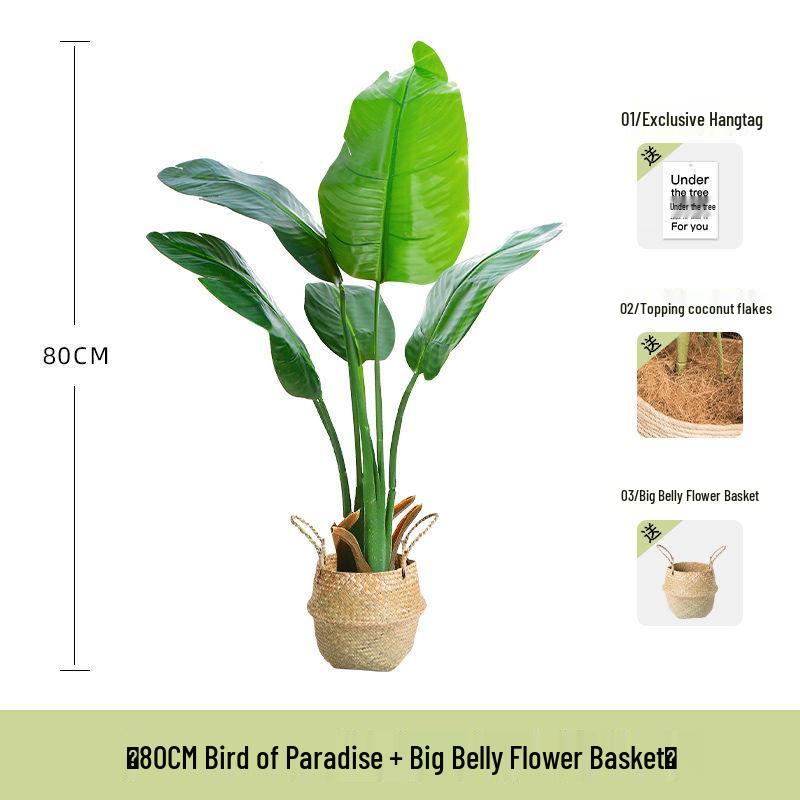 Luxurious Bionic Bird of Paradise: Large Artificial Indoor Floor Plant Decoration