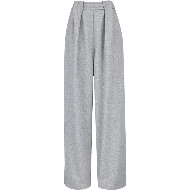 

VEROMODA 2025 F/W Cotton Blend Wide Leg Pants with Shiny Belt M
