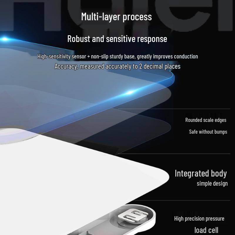 Haier Precision Rechargeable Body Weight Scale for Health Monitoring