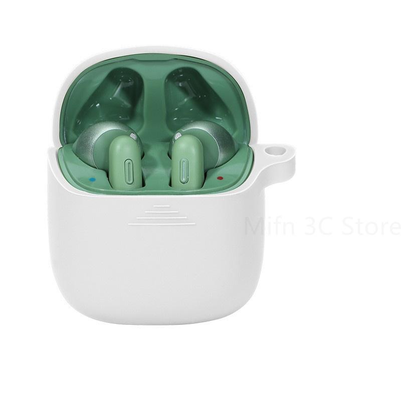 Für JBL Tune 220TWS/JBL Tune 225TWS Silikonhülle mit Schlüsselanhänger Soft Skins Schutzhülle für JBL Tune 220TWS wasserdichte Hülle