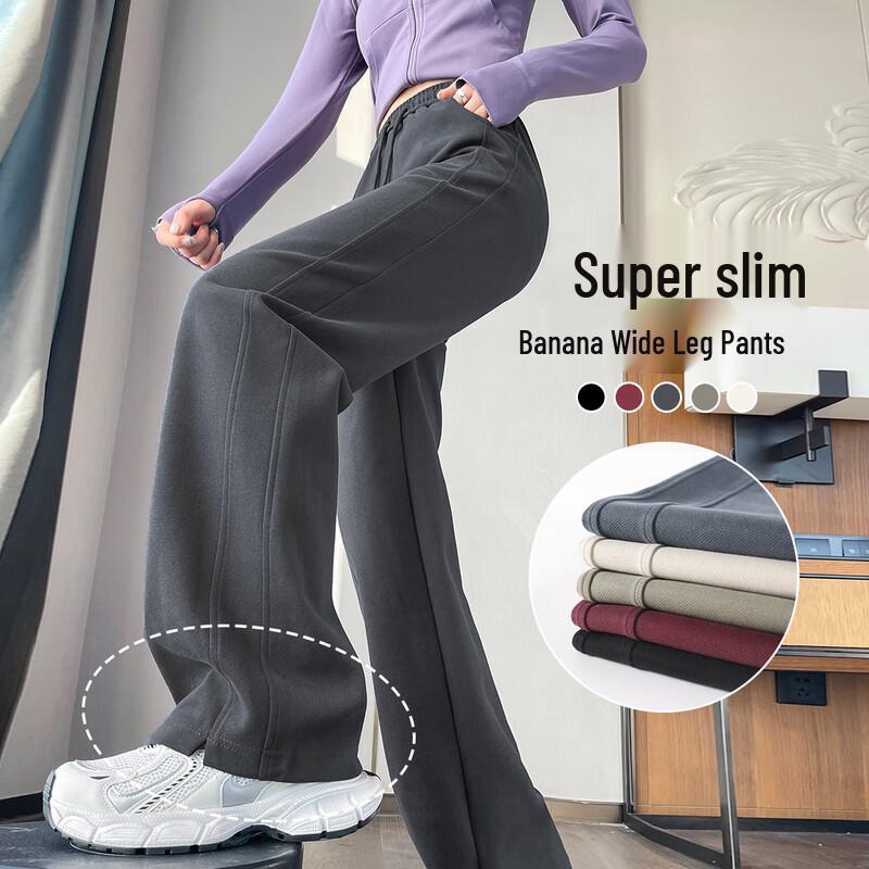 Women's High-Waist Wide-Leg Banana Pants