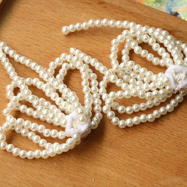 Pearl Bows Shaped Shoe Clip for Keychain Earrings Neckalce Jewelry Making Tool