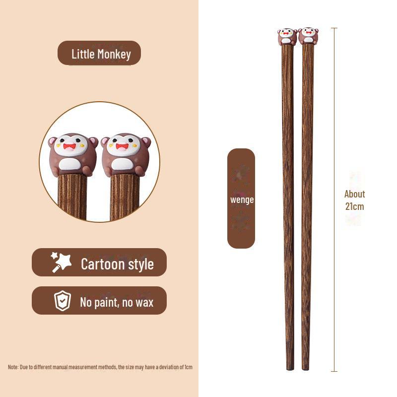 

Деревянные палочки для еды в виде куриных крылышек с рисунком длиной 21 см для учеников начальной школы — нетоксичные, не содержат краски и воска, идеально подходят для обучения. 21cm