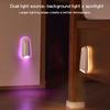 Toiletten-Nachtlampe, bunte Lichter, wiederaufladbar über USB, wasserdicht, mit Bewegungssensor, aktiviertes LED-Licht, Badezimmerzubehör
