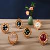 Retro Ring Storage Tray Oval Photo Frame Display Shelf Ring Earring Storage Rack Jewelry Shop Display Rack Home Decoration