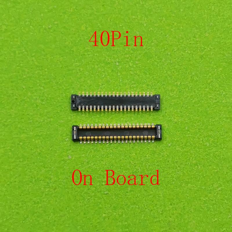 

2pcs 40pin Lcd Display Screen FPC Connector For Samsung Galaxy A8 A7 2016 A8100 A810 A710 A7100 J6 2018 J600 Plug On Board Flex 2pcs On Board