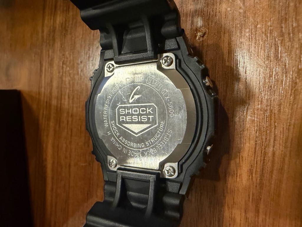 CASIO fully digital chronograph with G-SHOCK GW-5600 G-LIDE, functional, watch, black, function, fishing/surfing, box.