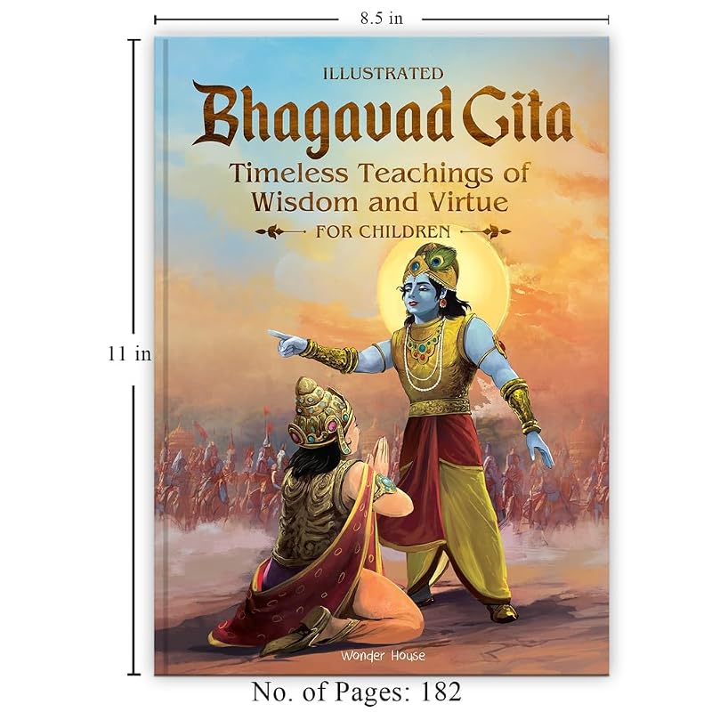 Ilustrowana Bhagawadgita dla DzieciPonadczasowe Nauki Mądrości i Cnoty Shubha Vilas