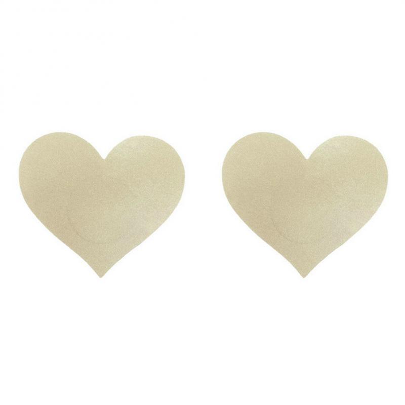 Chest Patch Soft And Skin Friendly Wicking And Breathable Heart-shaped Ultra Thin For Women Nipple Stickers Non Irritating Sexy