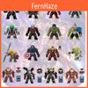 Superhero Action Figure Set Pg Adult Collection Includes Iron Man Hulk Thor Captain America Groot Abs Plastic 8cm Height