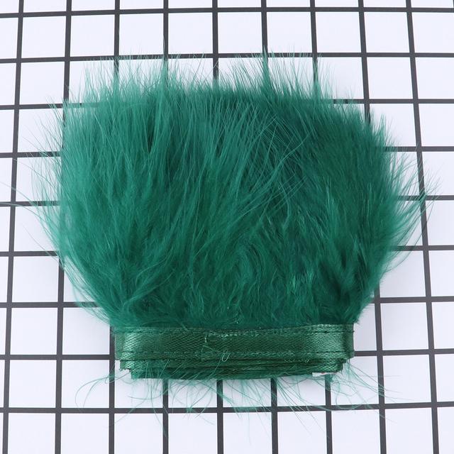 1Meter Fluffy Turkey Feathers Trim Ribbon 8-10Cm Marabou Feather For Craft Fringe Sewing Wedding Party Clothing Dress Decoration