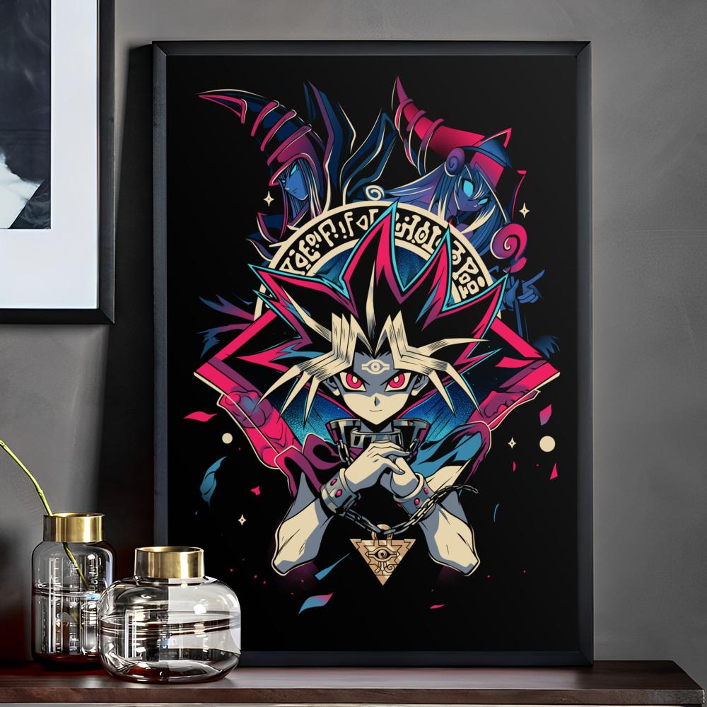 

Yu-Gi-Oh Pharaoh Atem Yami Yugi Плакат Самоклеящийся художественный постер Белая бумага Печать постеров Художественное произведение Эстетическое искусство Настенная живопись 21cm×30cm NoFrame