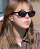 Hangeul Oval Sunglasses Black
