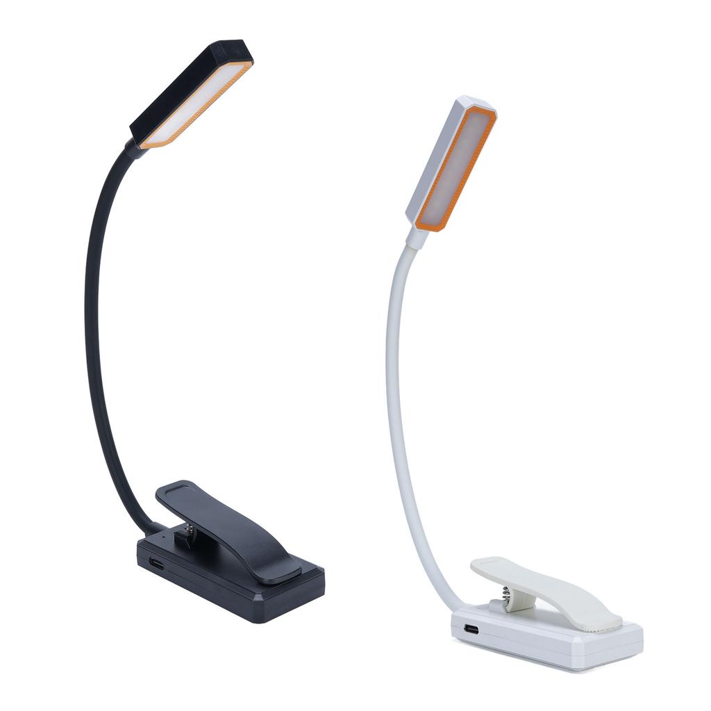 Clip On Reading Light USB Rechargeable Book Light Miniature Long Battery Life Clip On Lamp for Work