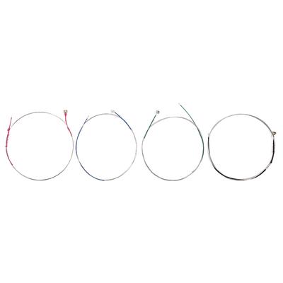 4Pcs Violin Strings Set Silver Stainless Steel Musical Instrument Accessories for 4 4