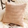 30x50/45x45CM Cute Sheep Throw Pillow Cover Simple Brown Cartoon Stamping Waist Cushion Cover Decor Home Decorative Pillowcase