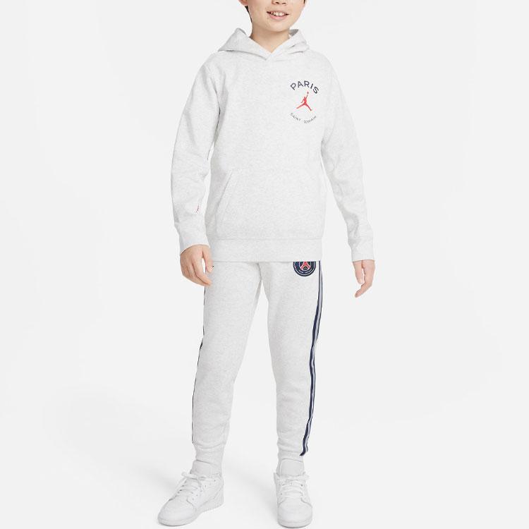 Jordan Solid Color Casual Hoodie Kids Hoodies Gray DV4474-051