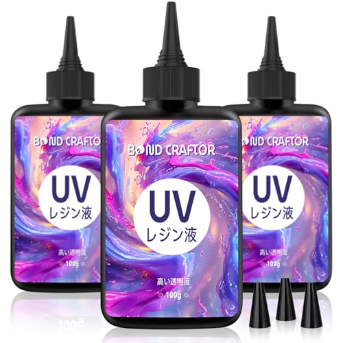 

Bond Craftor UV Resin 300g, Crystal Clear, Hard, Fast Drying, for Jewelry Making, DIY Craft Decoration