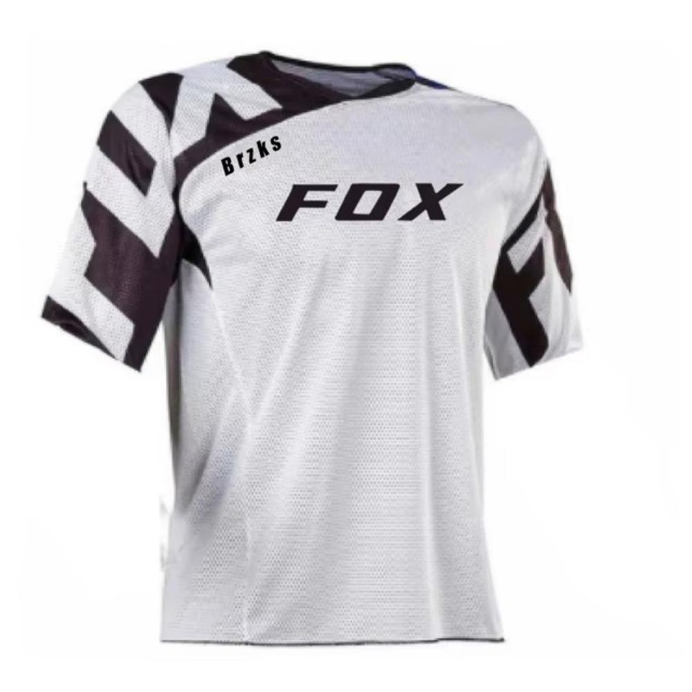 

Футболка FOX быстросохнущая для внедорожного мотоцикла и горного велосипеда - Летняя спортивная одежда с коротким рукавом XL