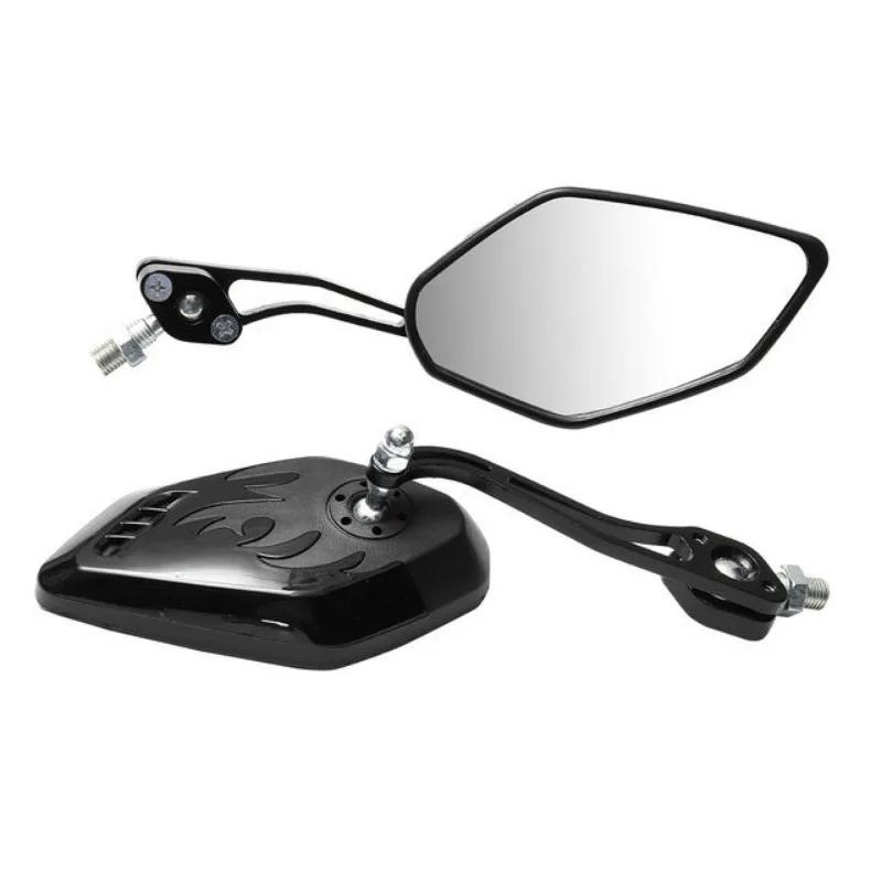 Motorcycle Rearview Mirror 360° Rotating Adjustable Electric Vehicle Scooter Universal Modification Accessories