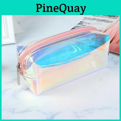 Urban Minimalist Style Transparent Tpu Stationery Bag Portable Storage For Students
