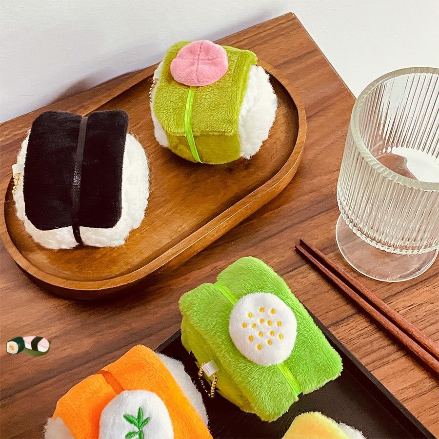 Japanische Niedliche Simulierte Sushi Plüschpuppe Kawaii Puppe Schlüsselanhänger Taschenanhänger Geschenk