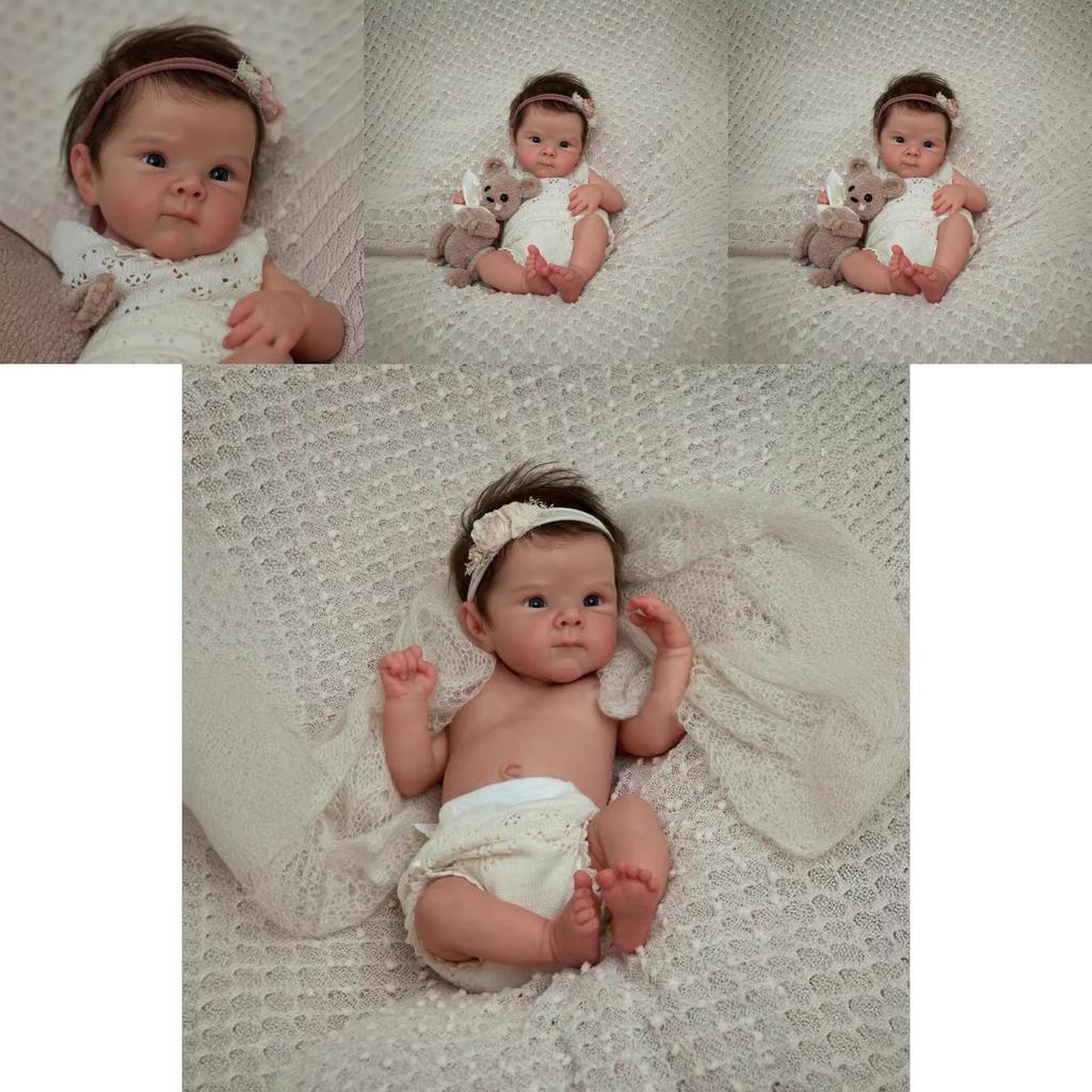 Silicone Reborn Baby Doll With 3d Painted Features For Collectors And Gifts
