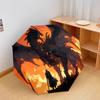 1 PC Automatic Folding Umbrella - Dragon Pattern, Portable & Foldable Design with 8 Ribs, Christmas Birthday Gifts