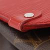 Louis Vuitton Saint Michel Shoulder Bag M44031 Brown / Red Monogram canvas/Epi Leather Women Used