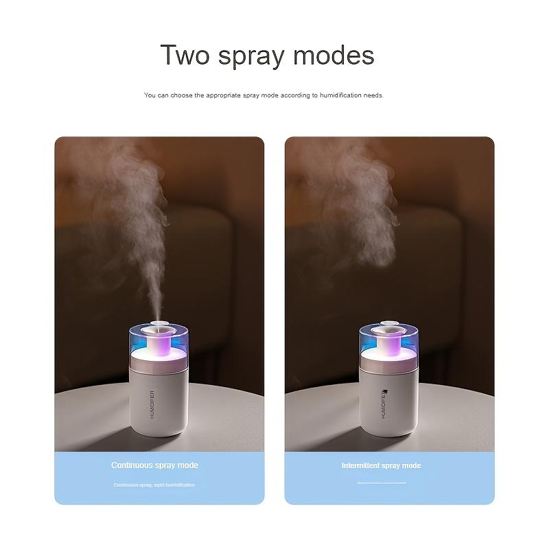 Mini Humidifier for Office and Bedroom Use, Featuring Colorful Atmosphere Lights and Large Mist Volume for Hydration