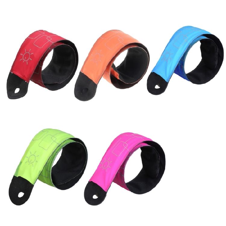 Reflective LED Light Bracelets Night Safety Reflective Bands LED Wristband Wearable Running Arm Belt for Running