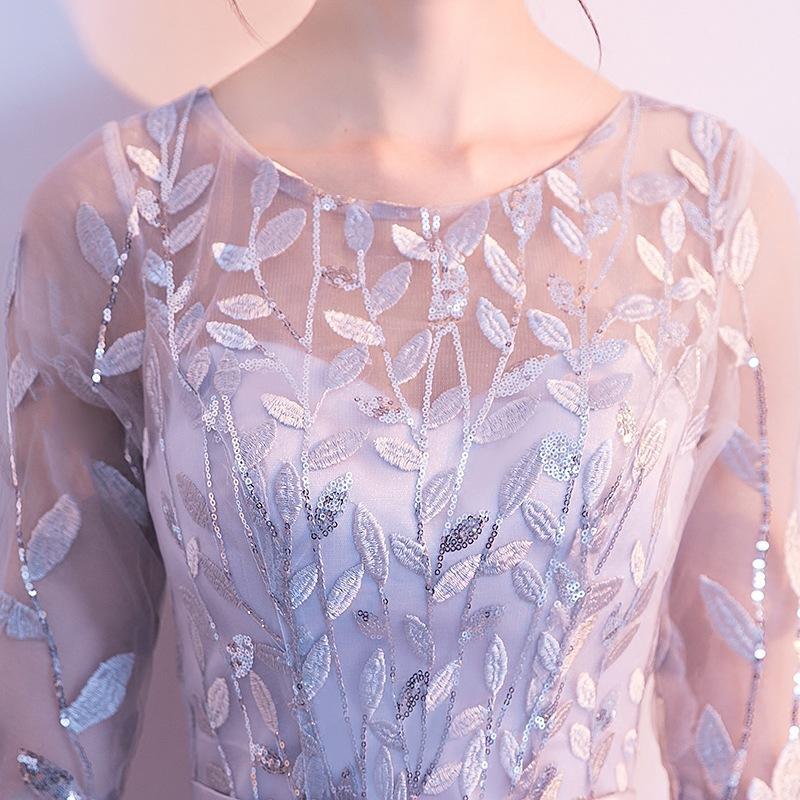 Banquet Evening Dress 1011 Summer New Temperament Fashion Evening Host Art Test Dress Dress