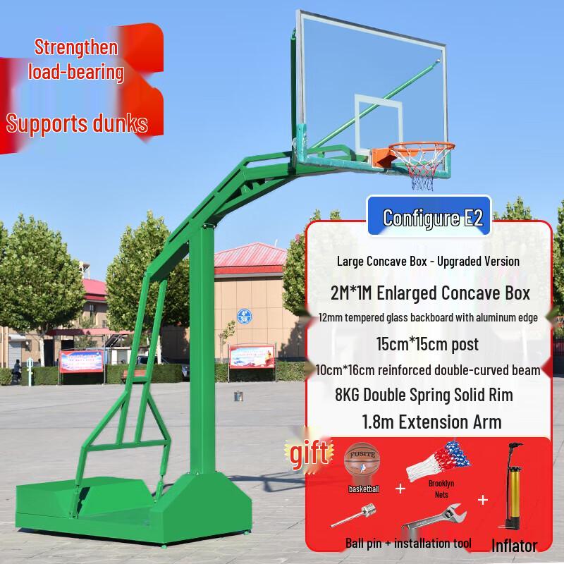 Shinia Portable Outdoor Adult Basketball Hoop